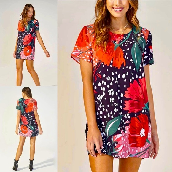 MINKPINK Shift Floral Nordstrom dress  size M - Picture 6 of 10